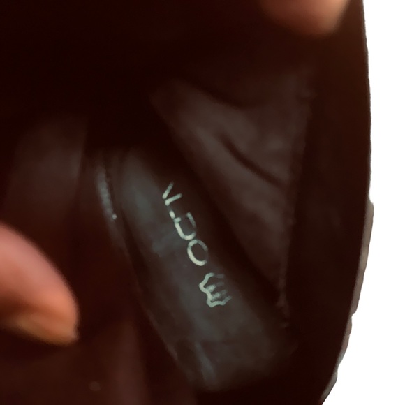 ALDO Women's Tall Black Boots with Outside Zip Block Heel Size 9 - Picture 4 of 6